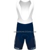 Completo Maglia + Pantaloncino con bretelle 2022 Deschacht Hens Meas Manica Corta Giallo Blu Scuro